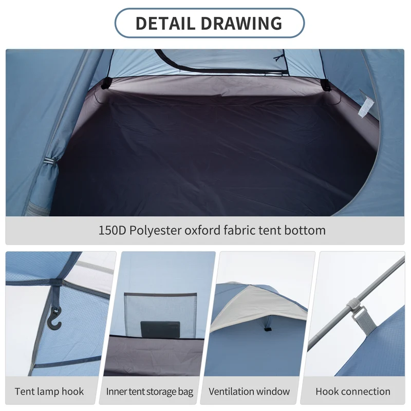 P-PLUS™ 3 Person backpacking Tent