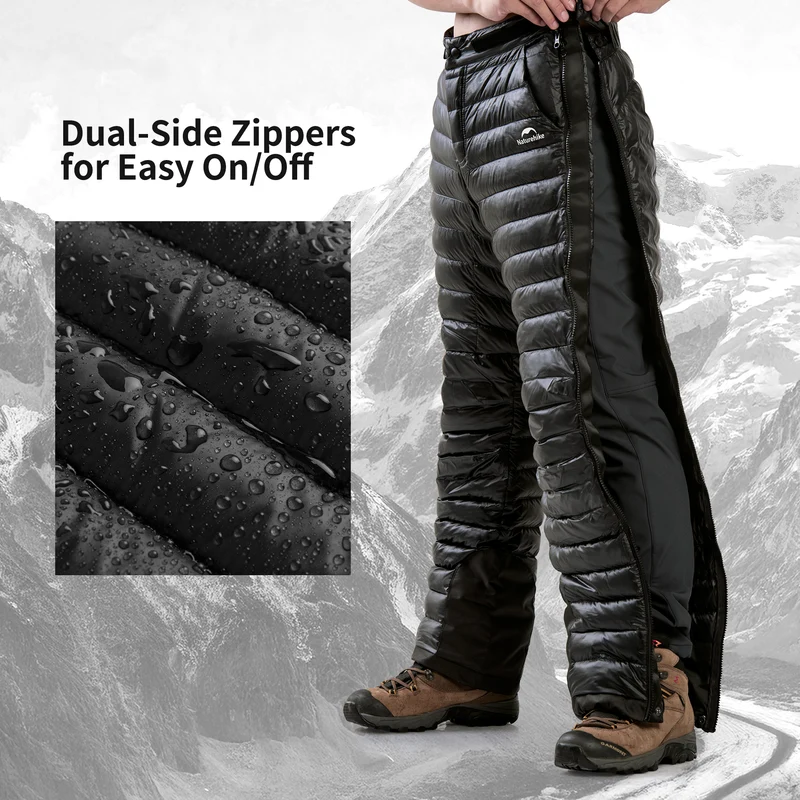 Yushang™ Dual Side Zip Duck Down Pants