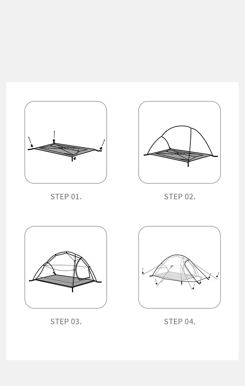 Cloud Up™ Pro 3-Person Ultralight Backpacking Tent