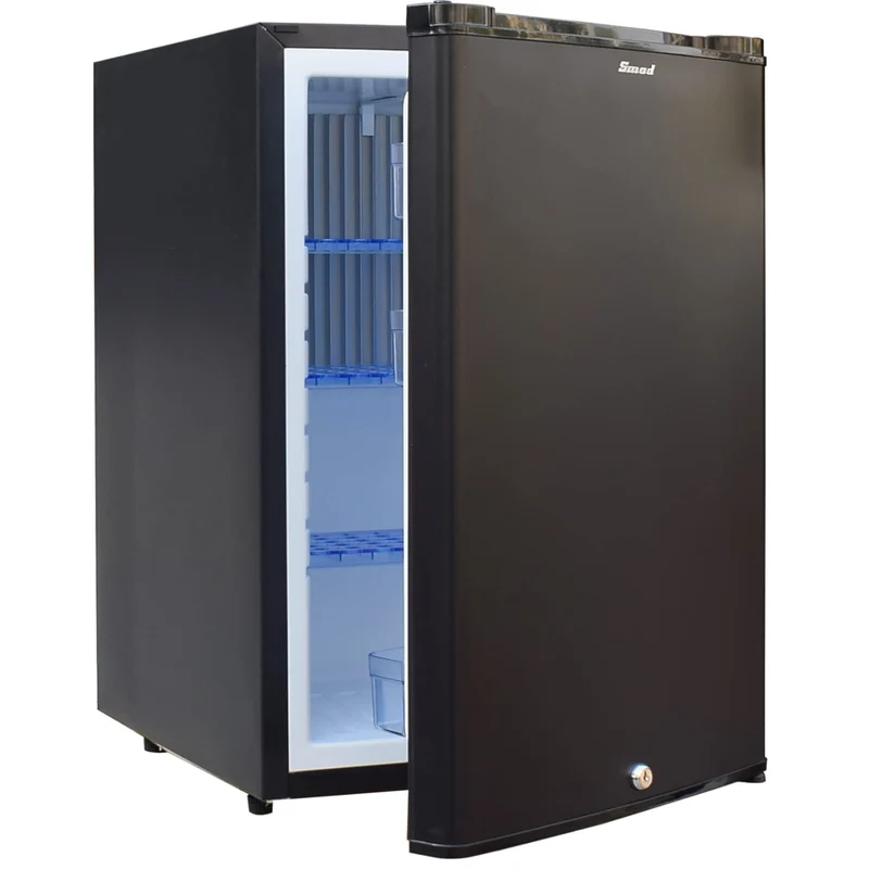 Smad Compact Absorption Fridge 50L – Spacious Capacity, Silent Operation, With Lock – 12V DC / 230V AC – For Truck, Cabin, Office, Static Camping, Outdoor Use – 0–10°C