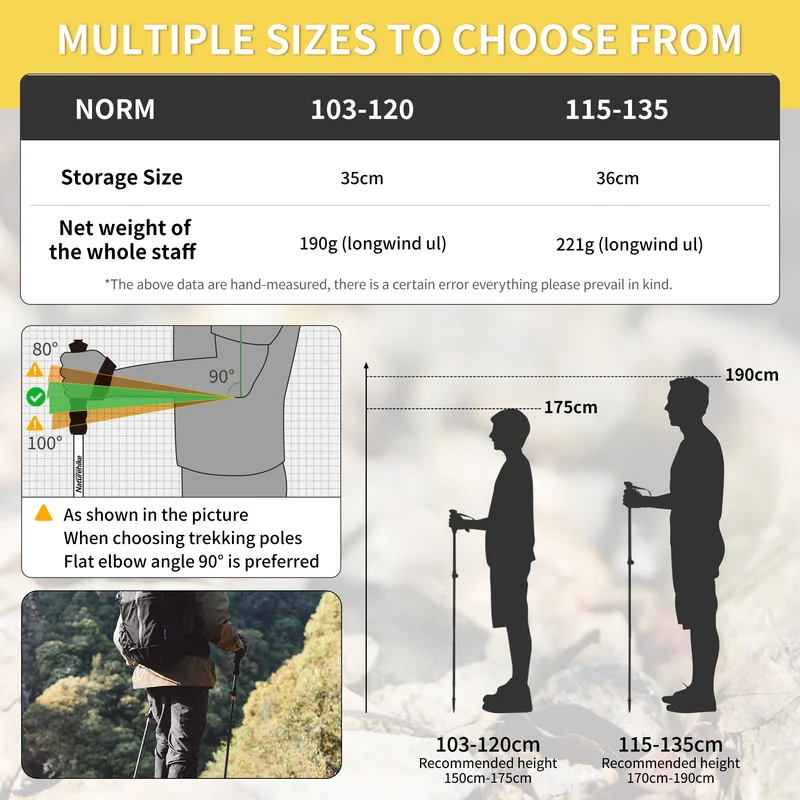 Naturehike Gale Terk UL Trekking Poles