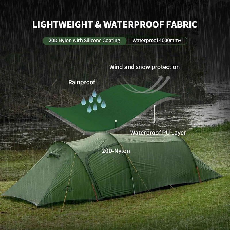Opalus™ 3-Person 4-Season Tunnel Tent