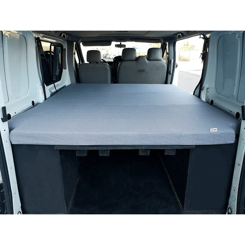 Faltbare Premium-Matratze für Renault Trafic, Opel Vivaro und Nissan Primastar mit Memoryschaum