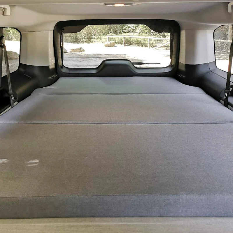Faltbare Premium-Matratze für Citroën SpaceTourer, Peugeot Traveller, Toyota Proace Verso und Opel Zafira Live mit Memoryschaum