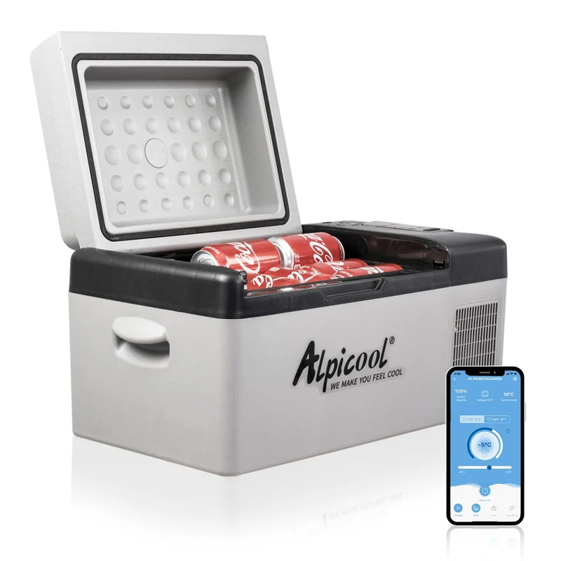 Alpicool C20 Kompressor-Kühlbox 20 l, tragbar, 12 V, -20 bis 20 °C