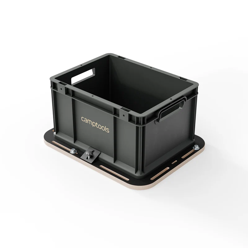 Halterung Bodenschiene für Trenntoiletten (wie Boxio) und Euroboxen