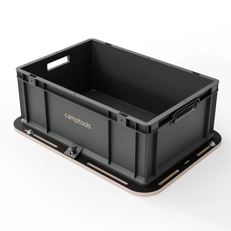 Halterung Bodenschiene für Trenntoiletten (wie Boxio) und Euroboxen