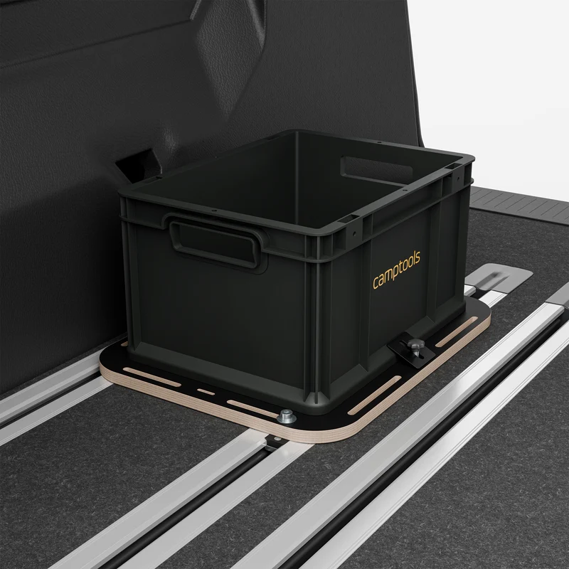 Halterung Bodenschiene für Trenntoiletten (wie Boxio) und Euroboxen