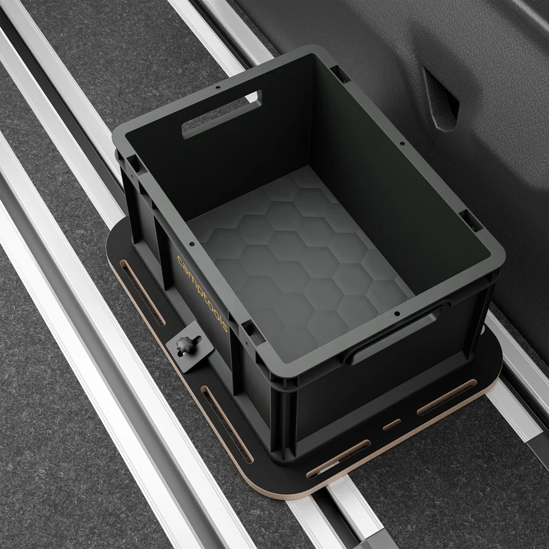 Halterung Bodenschiene für Trenntoiletten (wie Boxio) und Euroboxen