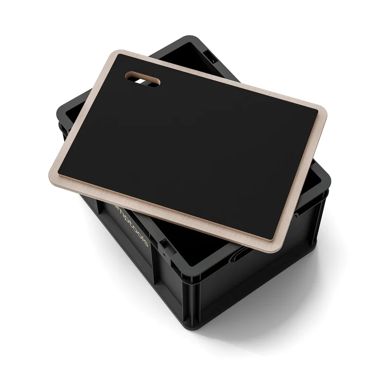 Deckel aus Holz Birke für Eurobox – passgenau und stabil, in verschiedenen Größen und Farben