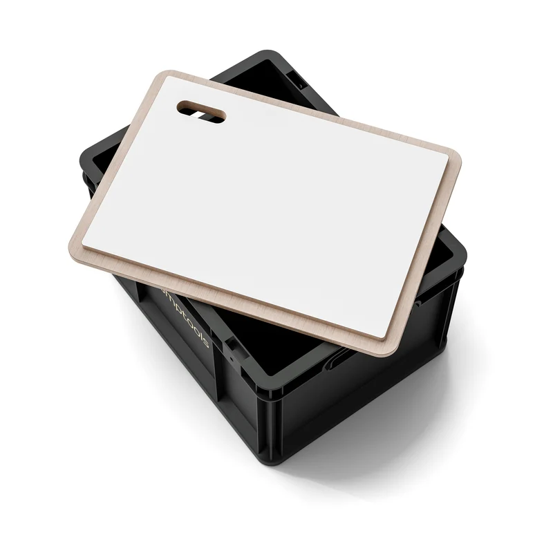 Deckel aus Holz Birke für Eurobox – passgenau und stabil, in verschiedenen Größen und Farben