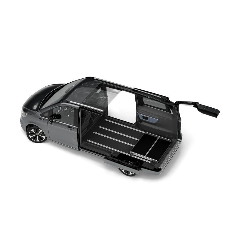 Heckauszug für Mercedes Viano W639 mit Bodenschiene