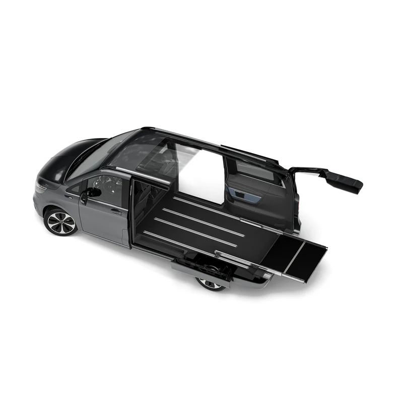 Heckauszug für Mercedes Viano W639 mit Bodenschiene