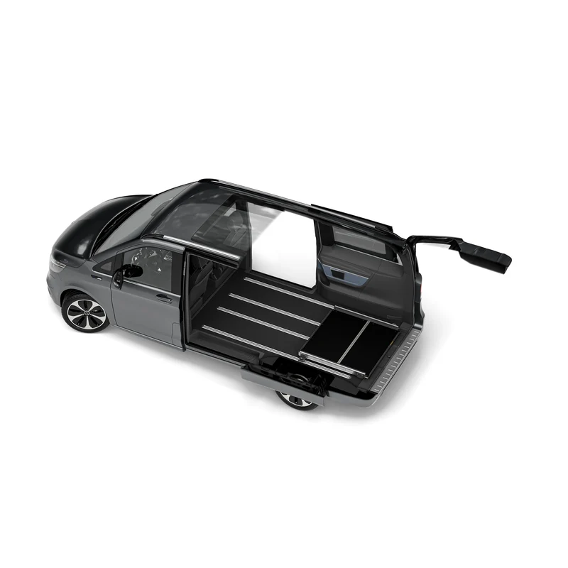 Heckauszug für Mercedes Viano W639 mit Bodenschiene