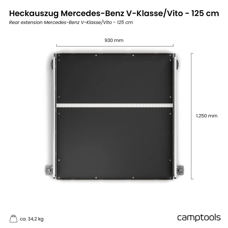 Heckauszug für Mercedes V-Klasse und EQV W447