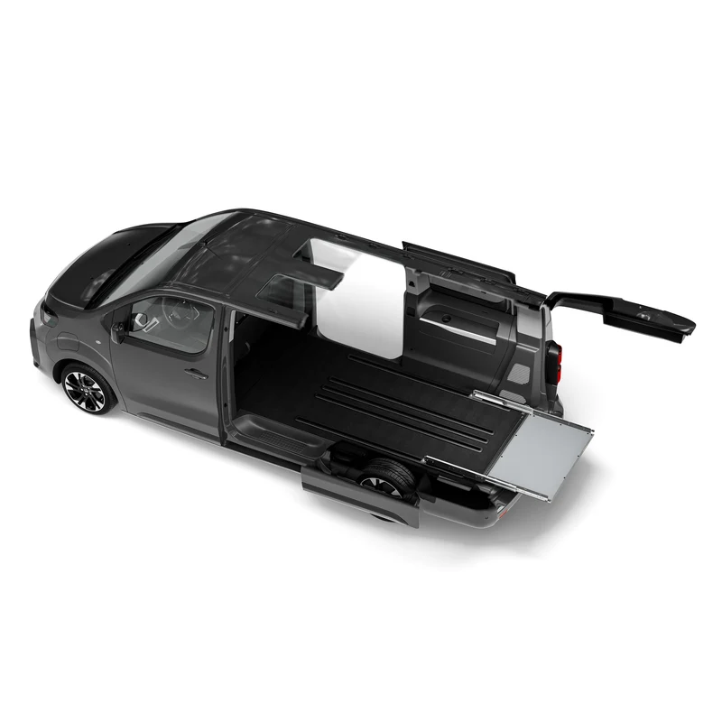 Heckauszug Opel Zafira Life mit Bodenschienen