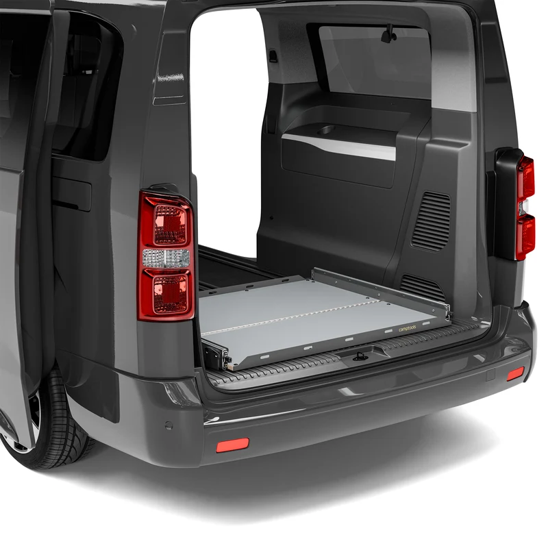 Heckauszug Opel Zafira Life mit Bodenschienen
