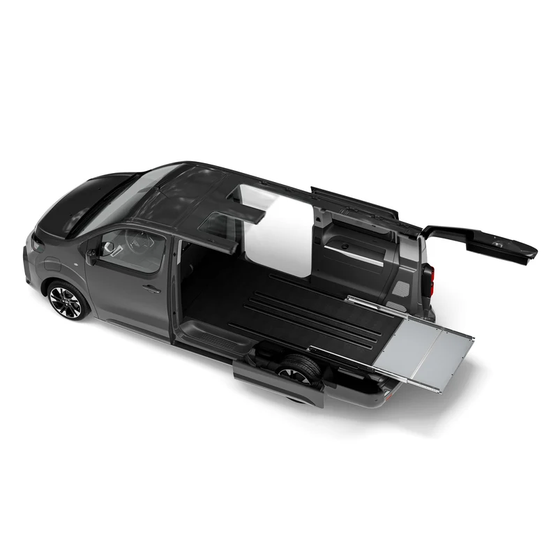 Heckauszug Opel Zafira Life mit Bodenschienen