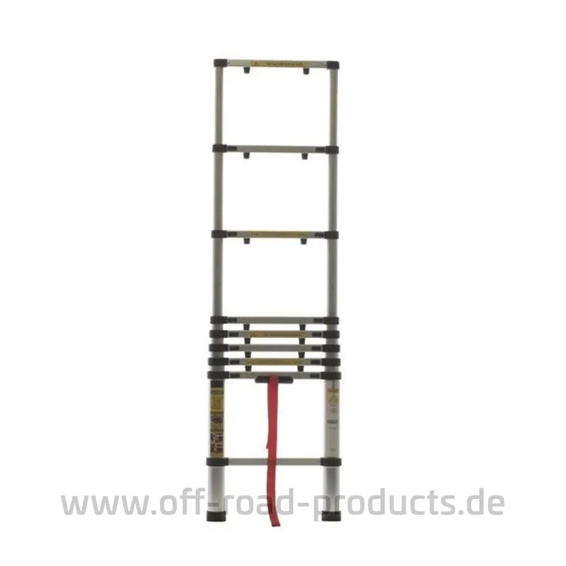 Alu-Teleskopleiter 2,9 m für Fahrzeug, Dachträger & Dachzelt