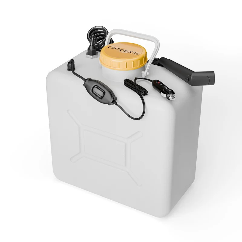 CAMPFLOW16L Frischwasser-Versorgung 16 Liter mit Campingdusche inkl. Pumpe für 12V