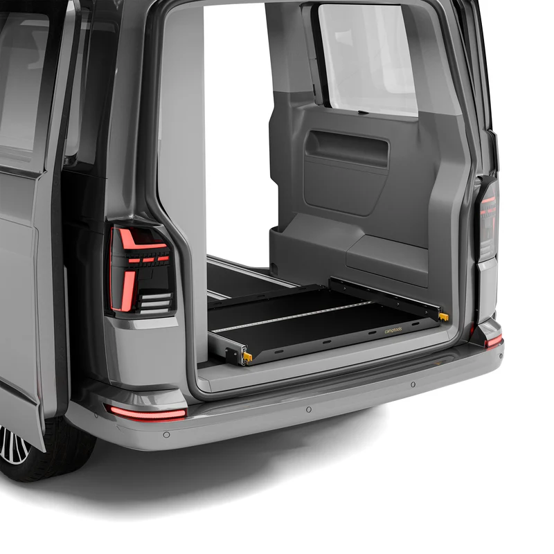 Heckauszug für VW T5, T6 & T6.1 California Ocean, Coast und Beach mit Staukiste
