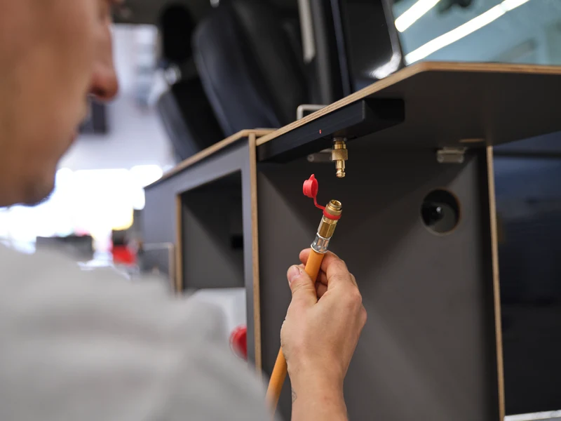 Gasadapter für 5/11kg Gasflasche statt Schraubgaskartusche