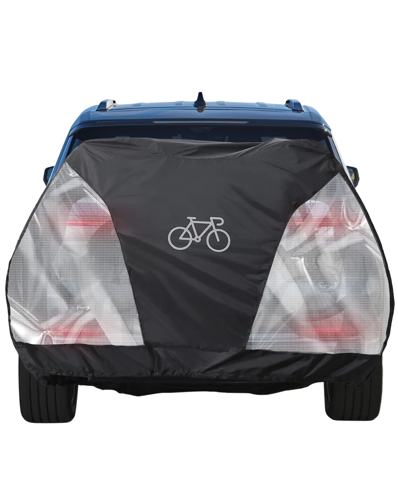 BougeRV Waterproof Hitch Bike Rack Cover (3–4 Bikes) with Tail Light Window