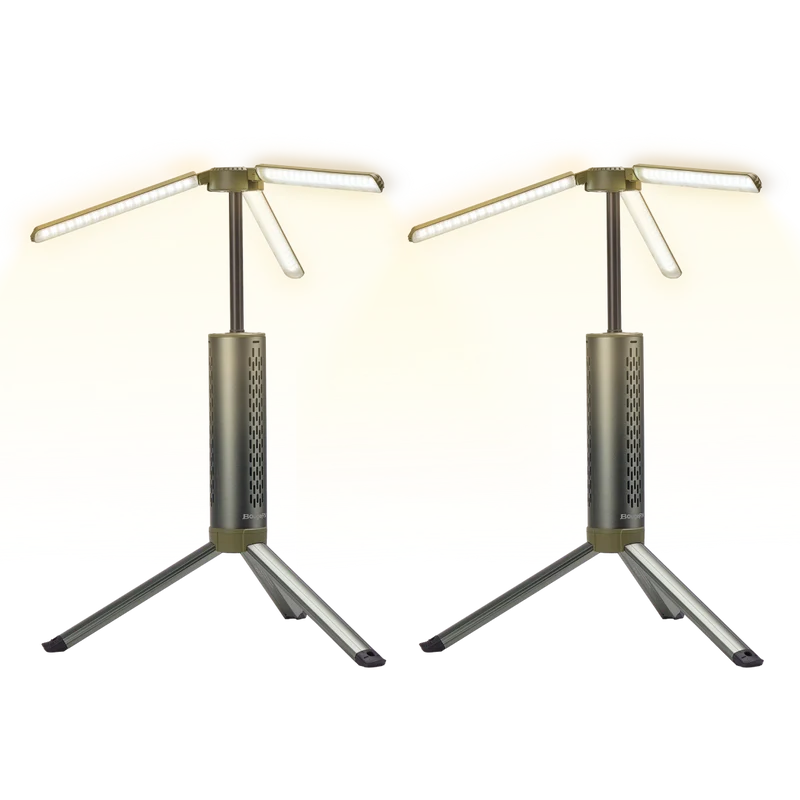 BougeRV T1 Portable Telescopic Camping Light Multicolor(2-Pack)