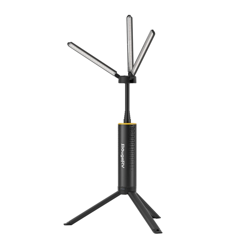 BougeRV New T1 Portable Telescopic Camping Light 15600mAh Rechargeable Lantern