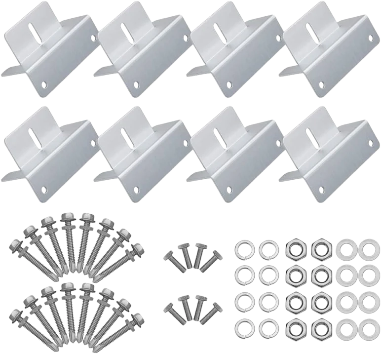Solar Panel Mounting Z Bracket Mount Kits(8 Units)