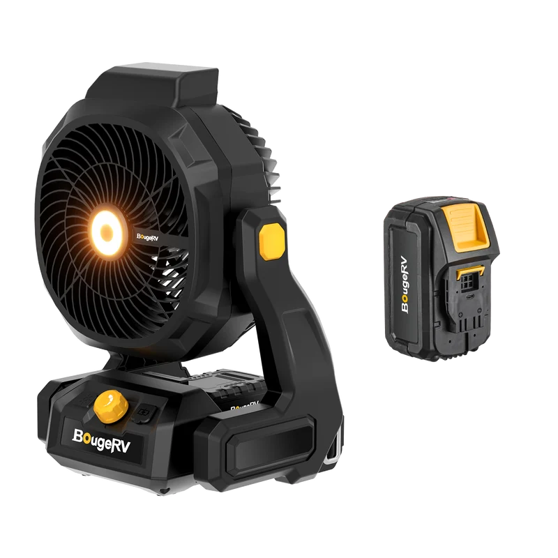 F02 Fan + CM01 Coffee Maker with 2 × 144Wh Batteries