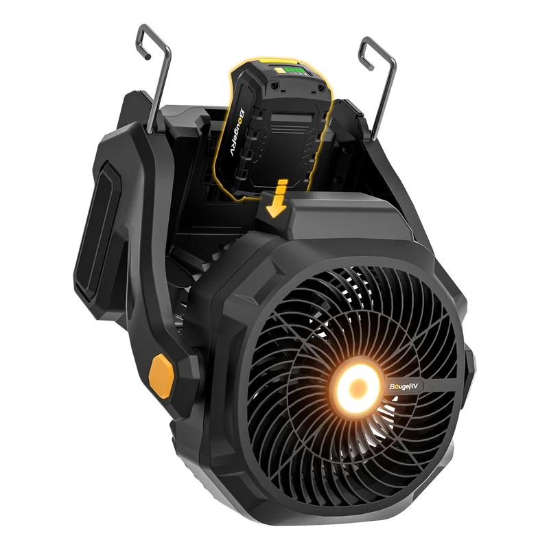 F02 Fan + CM01 Coffee Maker with 2 × 144Wh Batteries