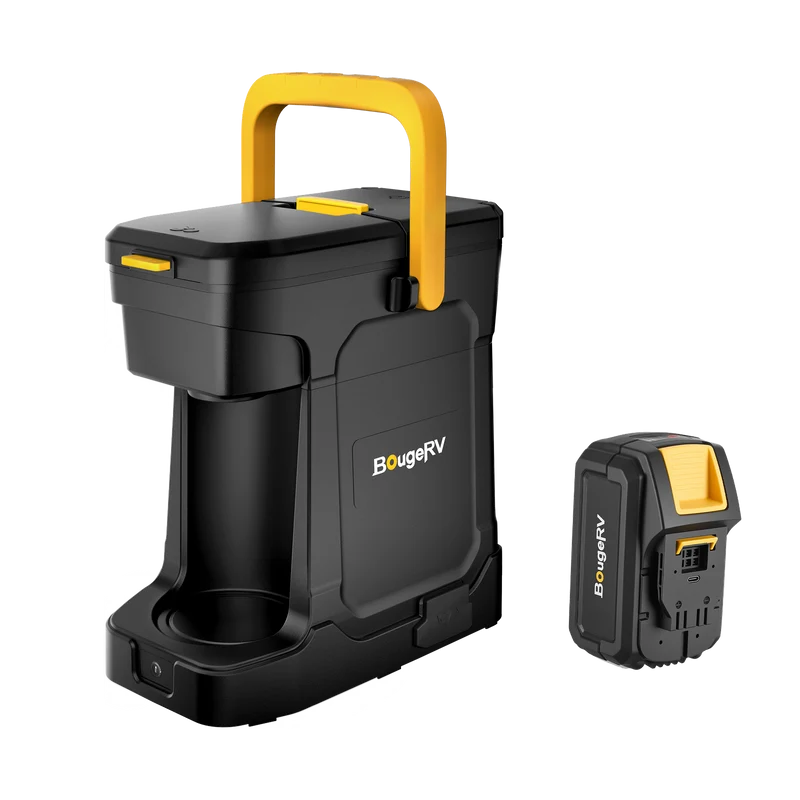 F02 Fan + CM01 Coffee Maker with 2 × 144Wh Batteries