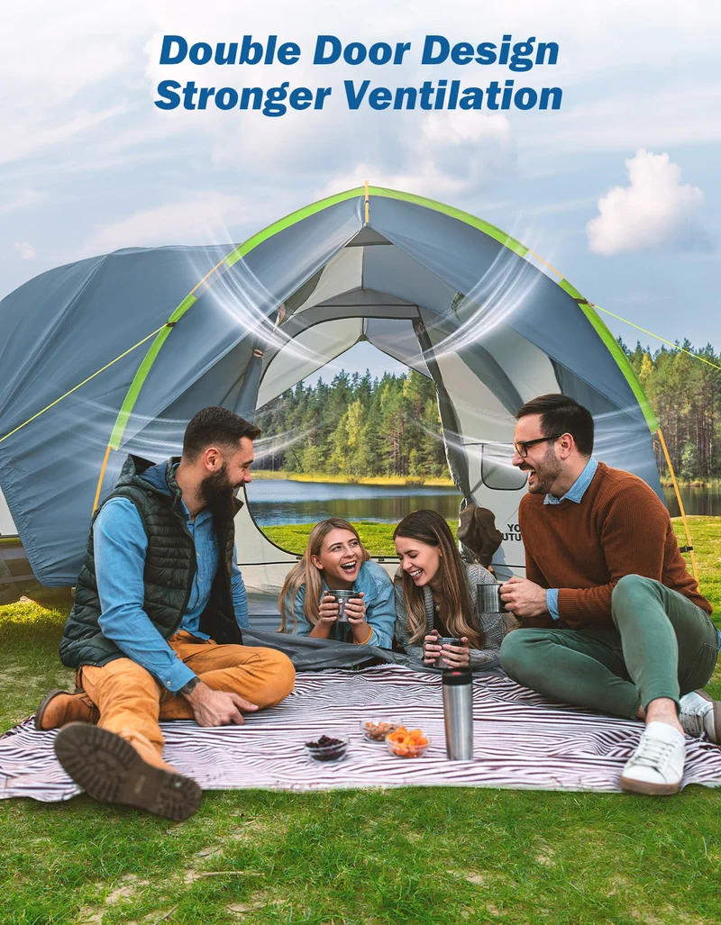 SUV Tailgate Tent with Rainfly, Double Door, 6–8 Person