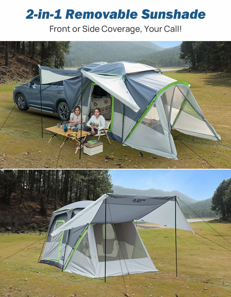 SUV Tent with Screen Porch and Awning