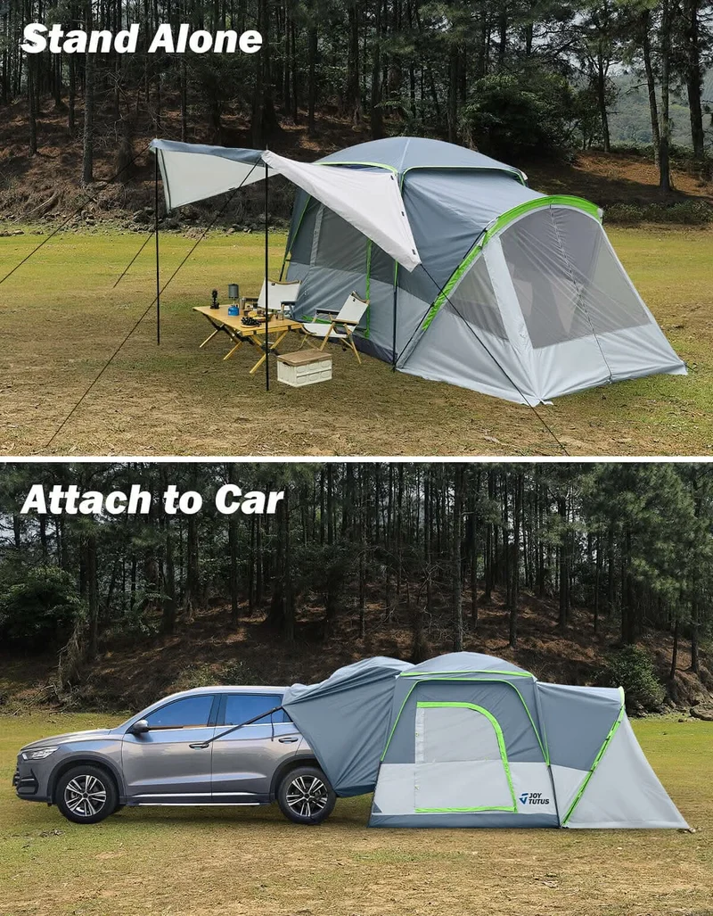 SUV Tent with Screen Porch and Awning