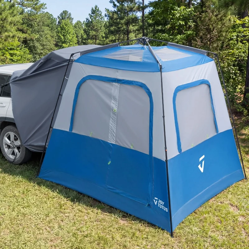 SUV Camping Tent for 5-8 Person, Automatic Instant Setup with Waterproof Rainfly