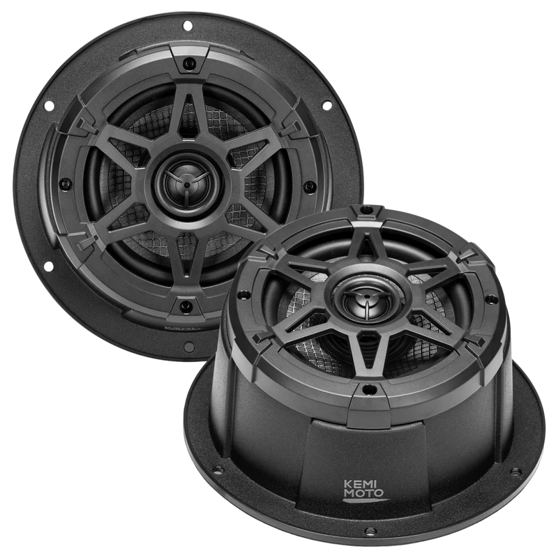 KEMIMOTO 6.5" Waterproof Speaker Pods with Enclosure for UTV, RV & Marine
