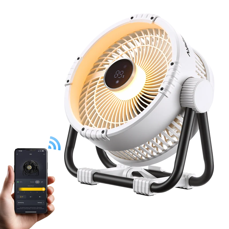 BougeRV F01 Portable Outdoor Fan (White)