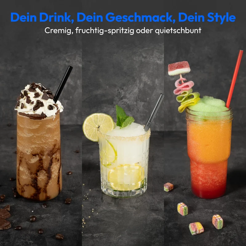 MEDION Slush Maschine MD12090 mit Kompressor und 5 Getränkemodi