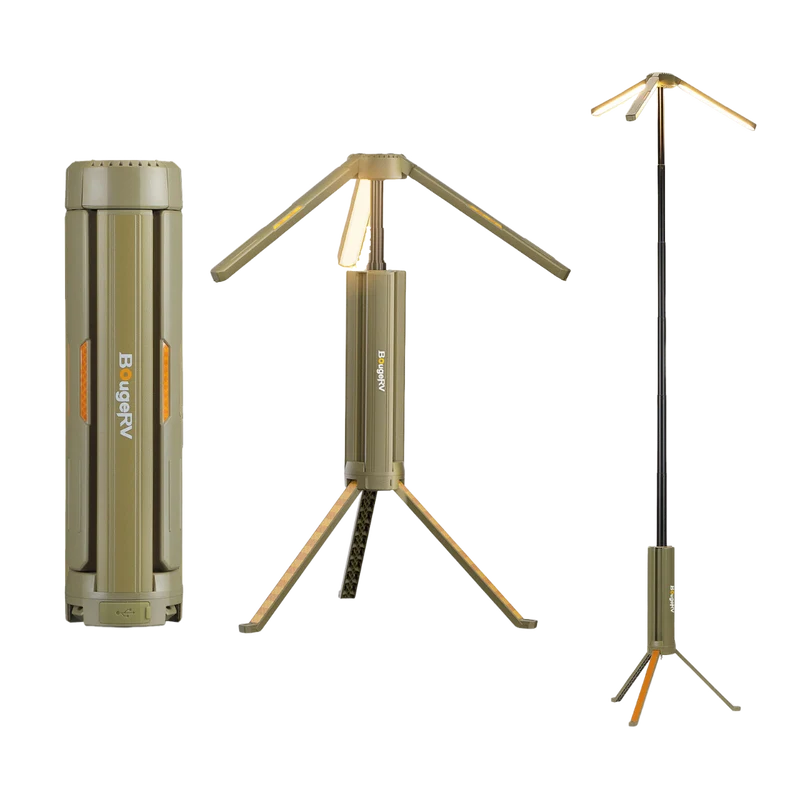 BougeRV CL04 Upgraded Telescopic Camping Light Tent Lamp for Camping