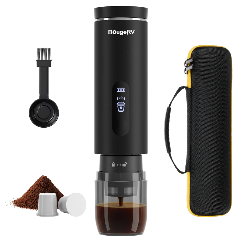 BougeRV CM02 Hands-Free Cordless Self-Heating Coffee Maker
