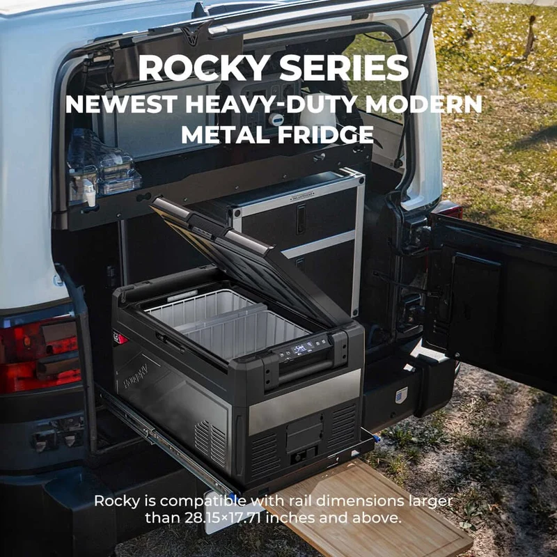 BougeRV Rocky V2.0 41QT Dual Zone 12V Portable Fridge