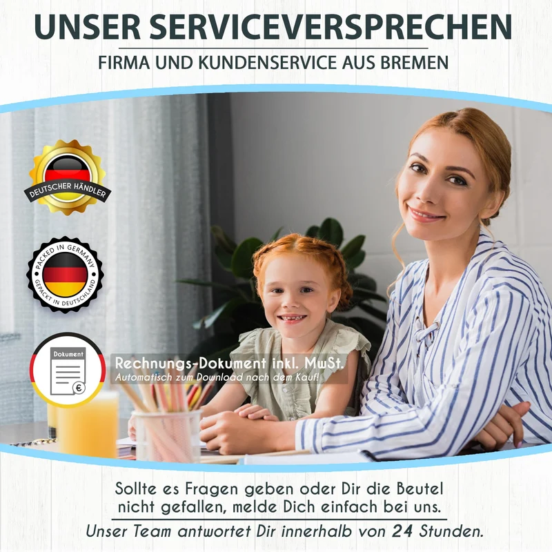 ELES VIDA Turnbeutel aus Baumwolle, 25er Set, 38 x 42 cm, natur