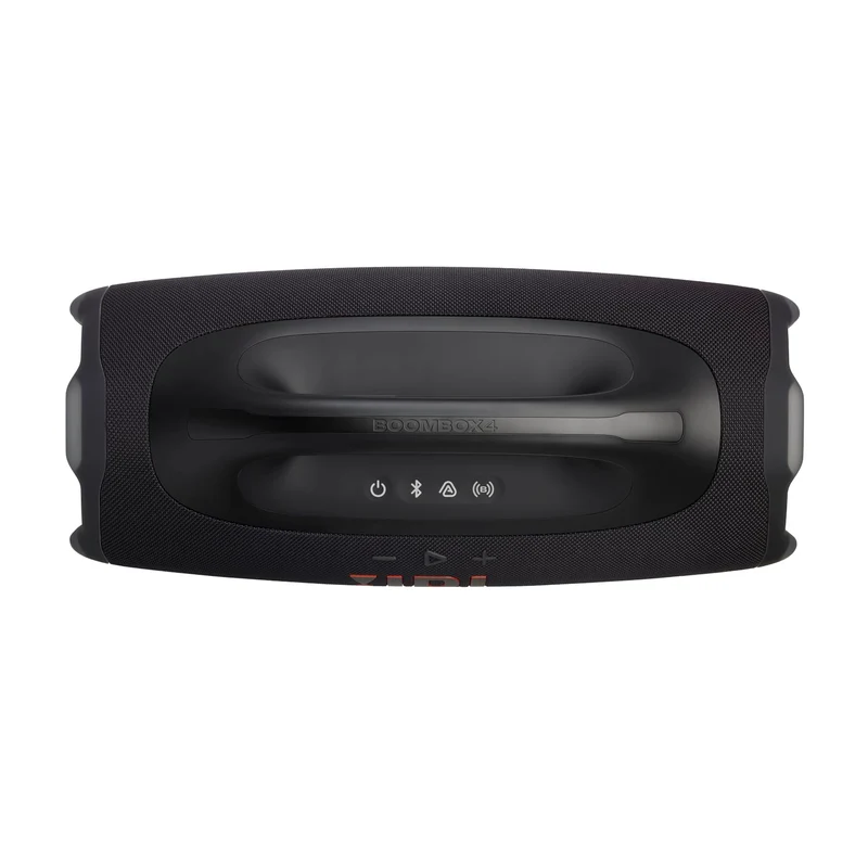 JBL Boombox 4 Bluetooth Lautsprecher mit AI Sound Boost, Schwarz