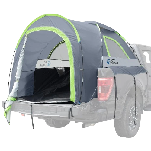 Pickup Truck Bed Tent with Rainfly, Waterproof Double Layer, Fits 5.0–8.2 ft Beds, 2-Person