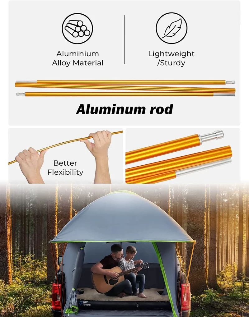Pickup Truck Tent Bed Tent with Removable Awning