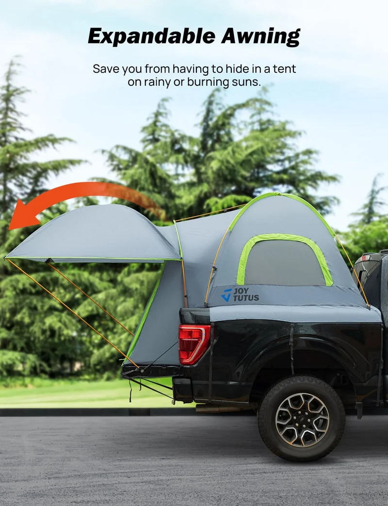 Pickup Truck Tent Bed Tent with Removable Awning