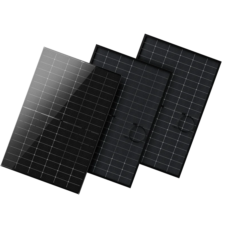 BougeRV 400 Watt N-Type Rigid Bifacial 16BB Mono Solar Panel