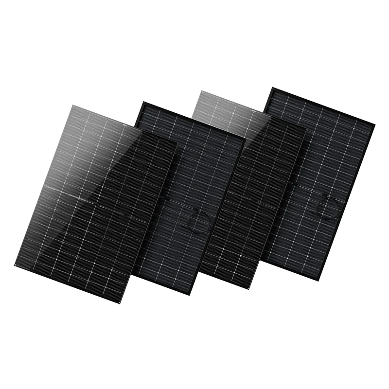 BougeRV 400 Watt N-Type Rigid Bifacial 16BB Mono Solar Panel